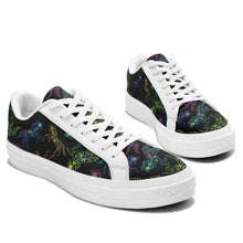 Load image into Gallery viewer, Floral Horse Aapisi Low Top Canvas Shoes White Sole aapisi Herman 
