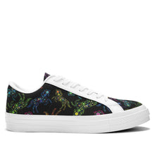 Load image into Gallery viewer, Floral Horse Aapisi Low Top Canvas Shoes White Sole aapisi Herman 
