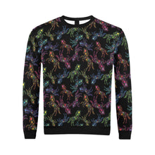 Load image into Gallery viewer, Floral Horse All Over Print Crewneck Sweatshirt for Men (Model H18) shirt e-joyer 
