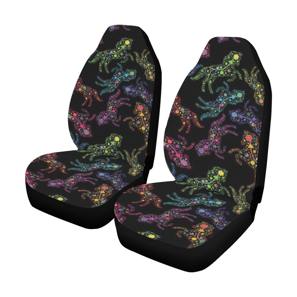 Floral Horse Car Seat Covers (Set of 2) Car Seat Covers e-joyer 