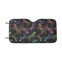 Load image into Gallery viewer, Floral Horse Car Sun Shade 55&quot;x30&quot; Car Sun Shade e-joyer 
