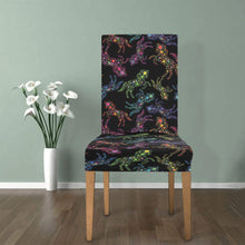 Load image into Gallery viewer, Floral Horse Chair Cover (Pack of 4) Chair Cover (Pack of 4) e-joyer 
