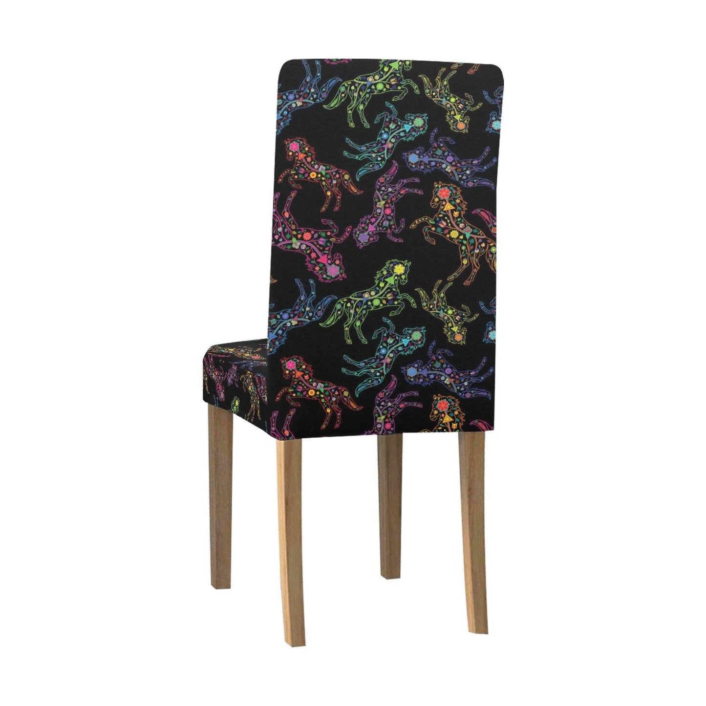 Floral Horse Chair Cover (Pack of 6) Chair Cover (Pack of 6) e-joyer 