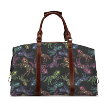 Load image into Gallery viewer, Floral Horse Classic Travel Bag (Model 1643) Remake Classic Travel Bags (1643) e-joyer 
