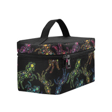 Load image into Gallery viewer, Floral Horse Cosmetic Bag/Large (Model 1658) Cosmetic Bag e-joyer 
