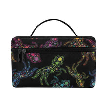 Load image into Gallery viewer, Floral Horse Cosmetic Bag/Large (Model 1658) Cosmetic Bag e-joyer 
