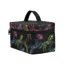 Load image into Gallery viewer, Floral Horse Cosmetic Bag/Large (Model 1658) Cosmetic Bag e-joyer 
