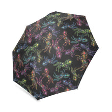 Load image into Gallery viewer, Floral Horse Foldable Umbrella (Model U01) Foldable Umbrella e-joyer 
