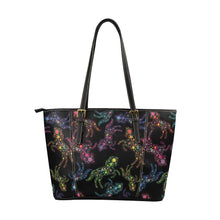 Load image into Gallery viewer, Floral Horse Leather Tote Bag/Large (Model 1640) bag e-joyer 
