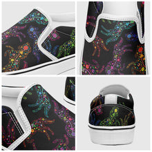 Load image into Gallery viewer, Floral Horse Otoyimm Canvas Slip On Shoes otoyimm Herman 
