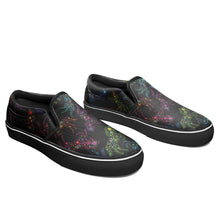 Load image into Gallery viewer, Floral Horse Otoyimm Canvas Slip On Shoes otoyimm Herman 
