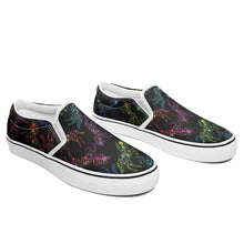 Load image into Gallery viewer, Floral Horse Otoyimm Canvas Slip On Shoes otoyimm Herman 
