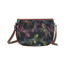 Load image into Gallery viewer, Floral Horse Saddle Bag/Large (Model 1649) bag e-joyer 
