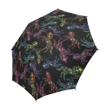 Load image into Gallery viewer, Floral Horse Semi-Automatic Foldable Umbrella (Model U05) Semi-Automatic Foldable Umbrella e-joyer 
