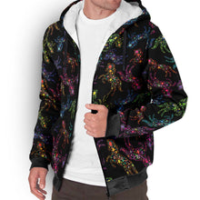 Load image into Gallery viewer, Floral Horse Sherpa Hoodie hoodie Herman 
