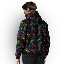 Load image into Gallery viewer, Floral Horse Sherpa Hoodie hoodie Herman 
