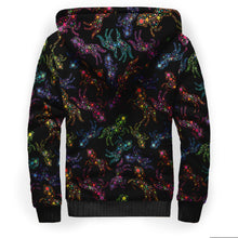 Load image into Gallery viewer, Floral Horse Sherpa Hoodie hoodie Herman 
