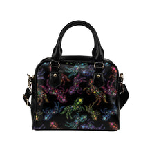 Load image into Gallery viewer, Floral Horse Shoulder Handbag (Model 1634) Shoulder Handbags (1634) e-joyer 
