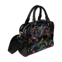 Load image into Gallery viewer, Floral Horse Shoulder Handbag (Model 1634) Shoulder Handbags (1634) e-joyer 
