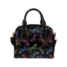 Load image into Gallery viewer, Floral Horse Shoulder Handbag (Model 1634) Shoulder Handbags (1634) e-joyer 
