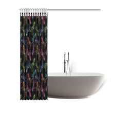 Load image into Gallery viewer, Floral Horse Shower Curtain 60&quot;x72&quot; Shower Curtain 60&quot;x72&quot; e-joyer 
