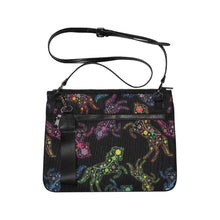 Load image into Gallery viewer, Floral Horse Slim Clutch Bag (Model 1668) Slim Clutch Bags (1668) e-joyer 
