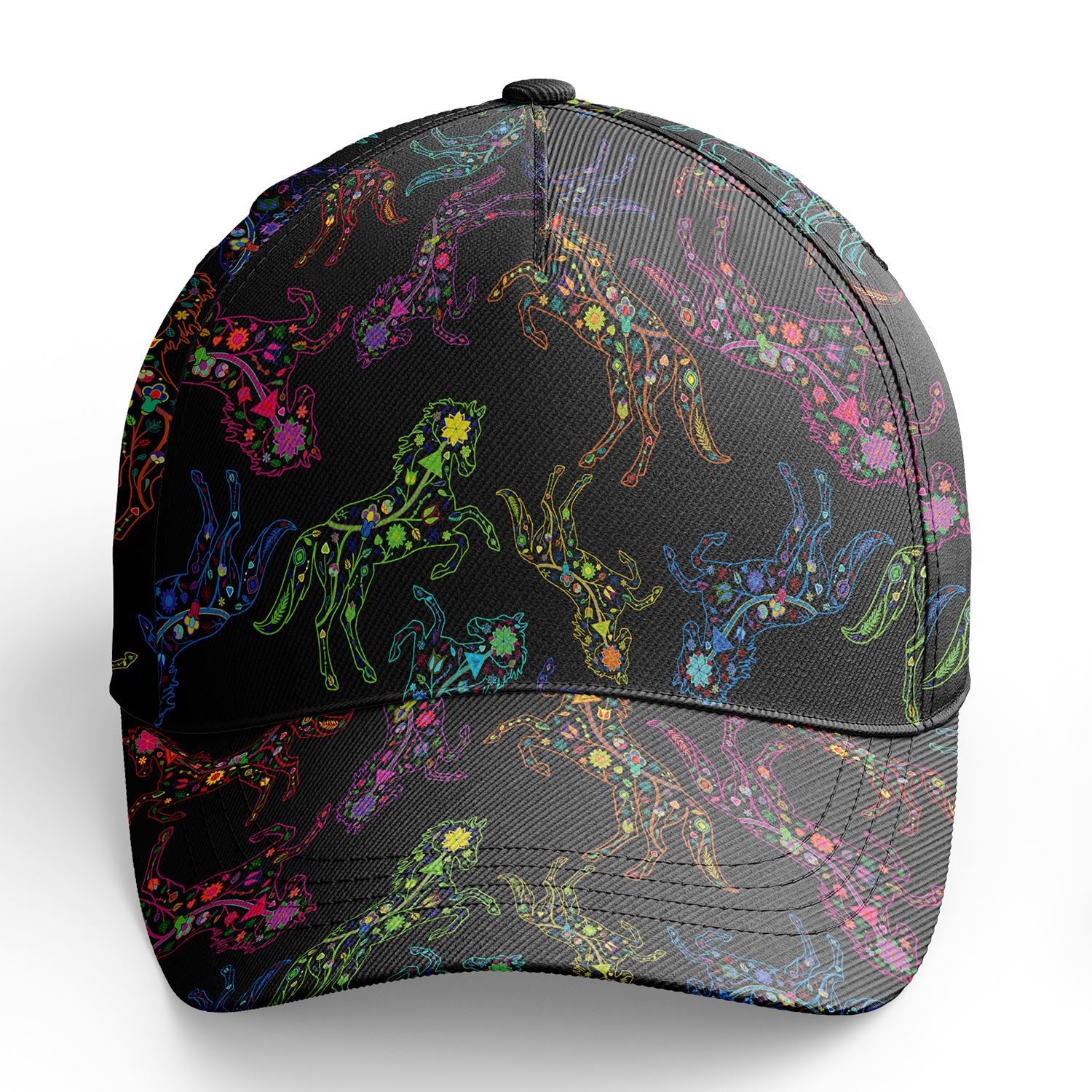 Floral Horse Snapback Hat hat Herman 