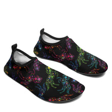 Load image into Gallery viewer, Floral Horse Sockamoccs Slip On Shoes Herman 
