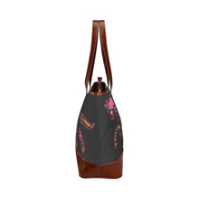 Load image into Gallery viewer, Floral Horse Tote Handbag (Model 1642) Tote Handbags (1642) e-joyer 
