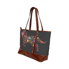 Load image into Gallery viewer, Floral Horse Tote Handbag (Model 1642) Tote Handbags (1642) e-joyer 
