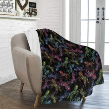 Load image into Gallery viewer, Floral Horse Ultra-Soft Micro Fleece Blanket 50&quot;x60&quot; Ultra-Soft Blanket 50&#39;&#39;x60&#39;&#39; e-joyer 
