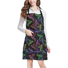 Load image into Gallery viewer, Floral Hummingbird All Over Print Apron All Over Print Apron e-joyer 
