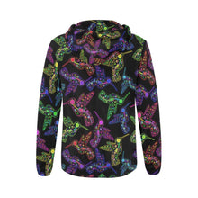 Load image into Gallery viewer, Floral Hummingbird All Over Print Full Zip Hoodie for Women (Model H14) All Over Print Full Zip Hoodie for Women (H14) e-joyer 
