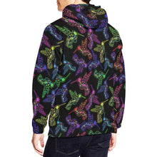 Load image into Gallery viewer, Floral Hummingbird All Over Print Hoodie for Men (USA Size) (Model H13) All Over Print Hoodie for Men (H13) e-joyer 
