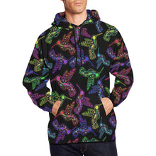Load image into Gallery viewer, Floral Hummingbird All Over Print Hoodie for Men (USA Size) (Model H13) All Over Print Hoodie for Men (H13) e-joyer 
