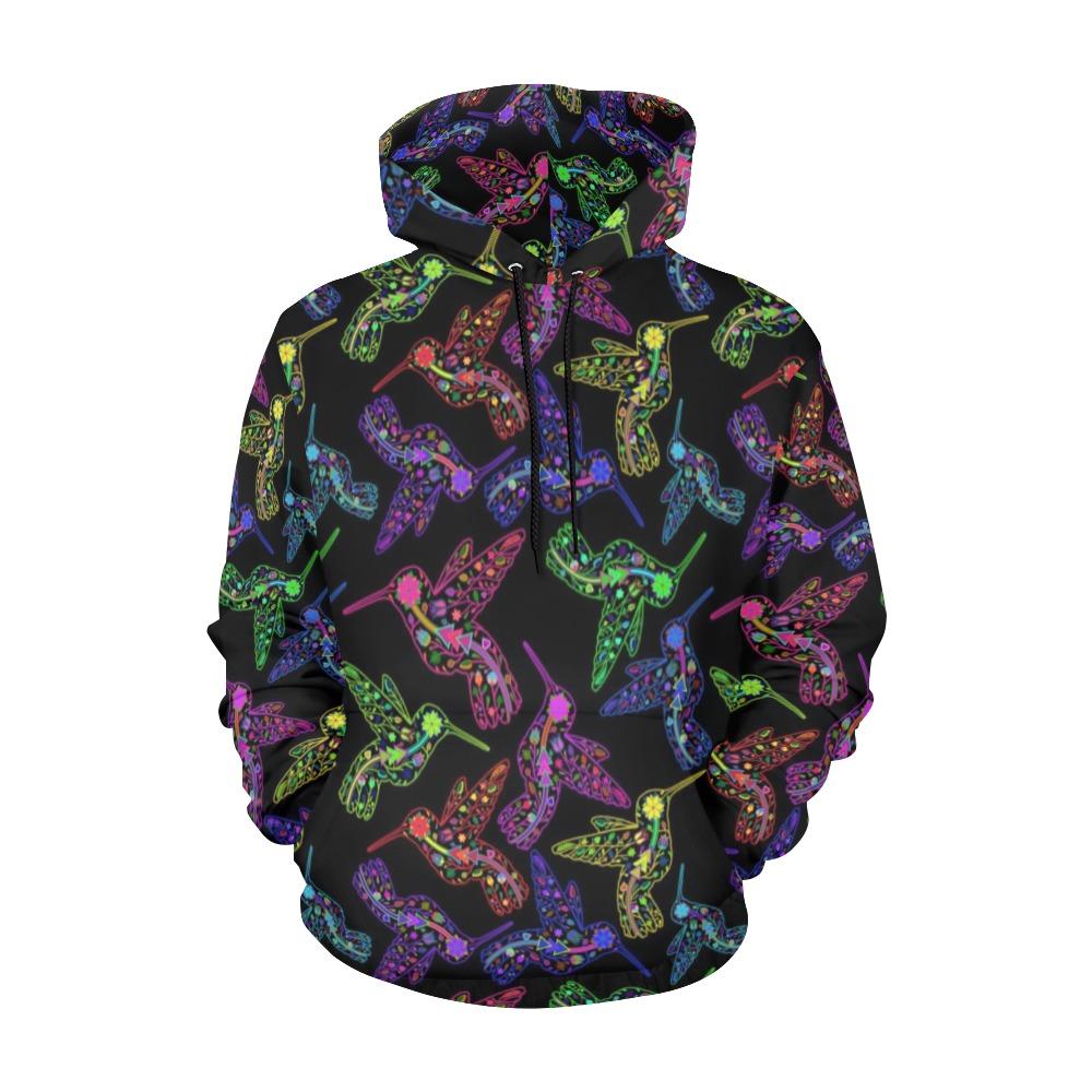 Floral Hummingbird All Over Print Hoodie for Men (USA Size) (Model H13) All Over Print Hoodie for Men (H13) e-joyer 