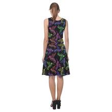 Load image into Gallery viewer, Floral Hummingbird Atalanta Sundress (Model D04) Atalanta Sundress (D04) e-joyer 
