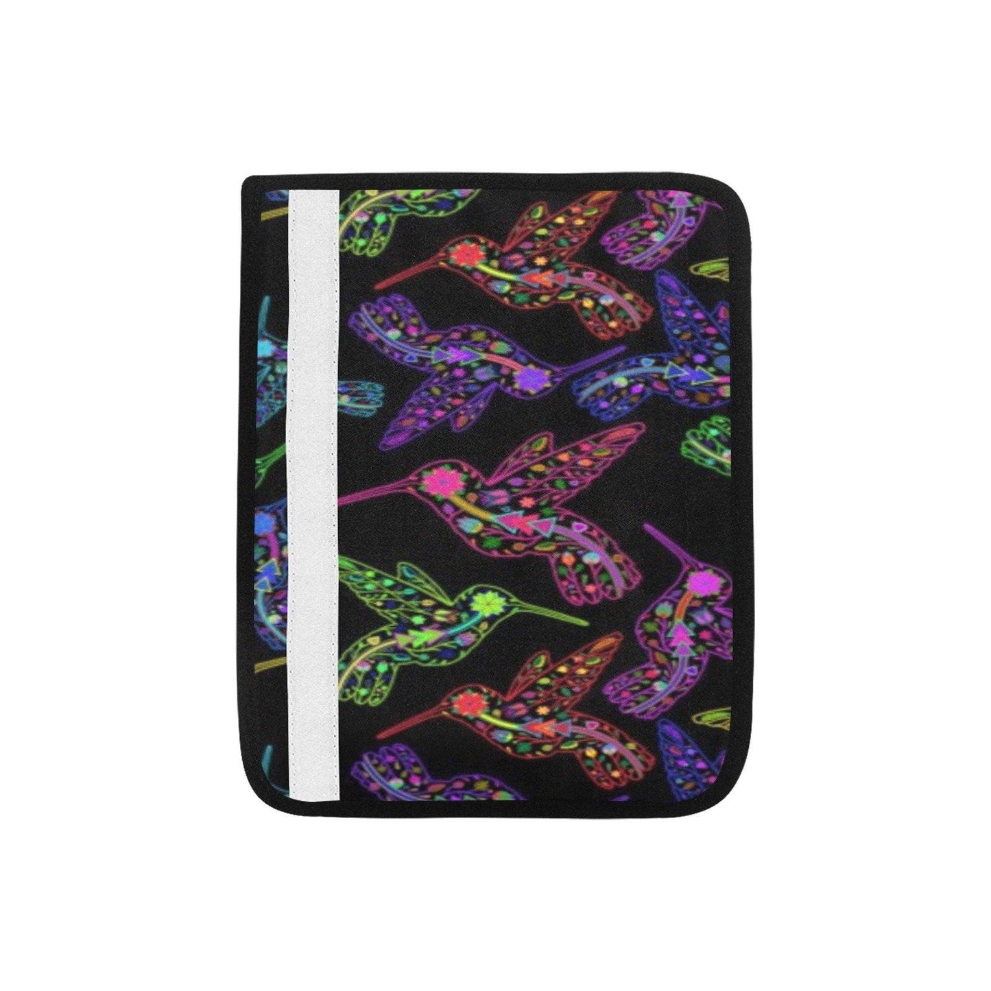 Floral Hummingbird Car Seat Belt Cover 7''x12.6'' (Pack of 2) Car Seat Belt Cover 7x12.6 (Pack of 2) e-joyer 