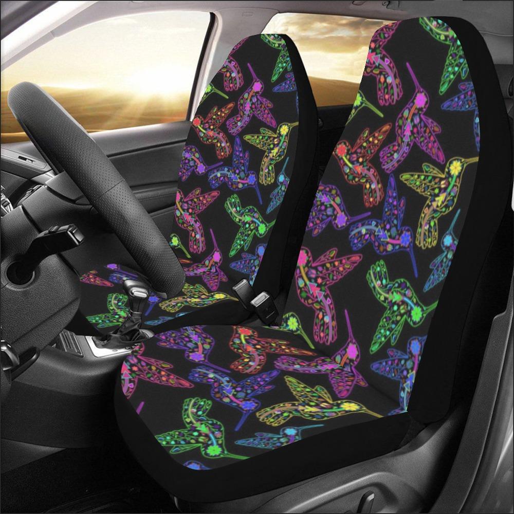 Floral Hummingbird Car Seat Covers (Set of 2) Car Seat Covers e-joyer 