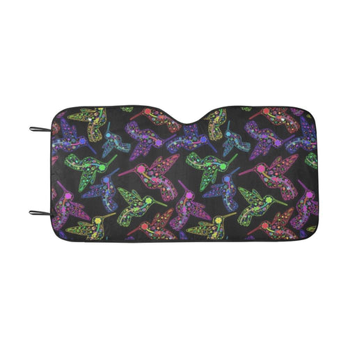 Floral Hummingbird Car Sun Shade 55