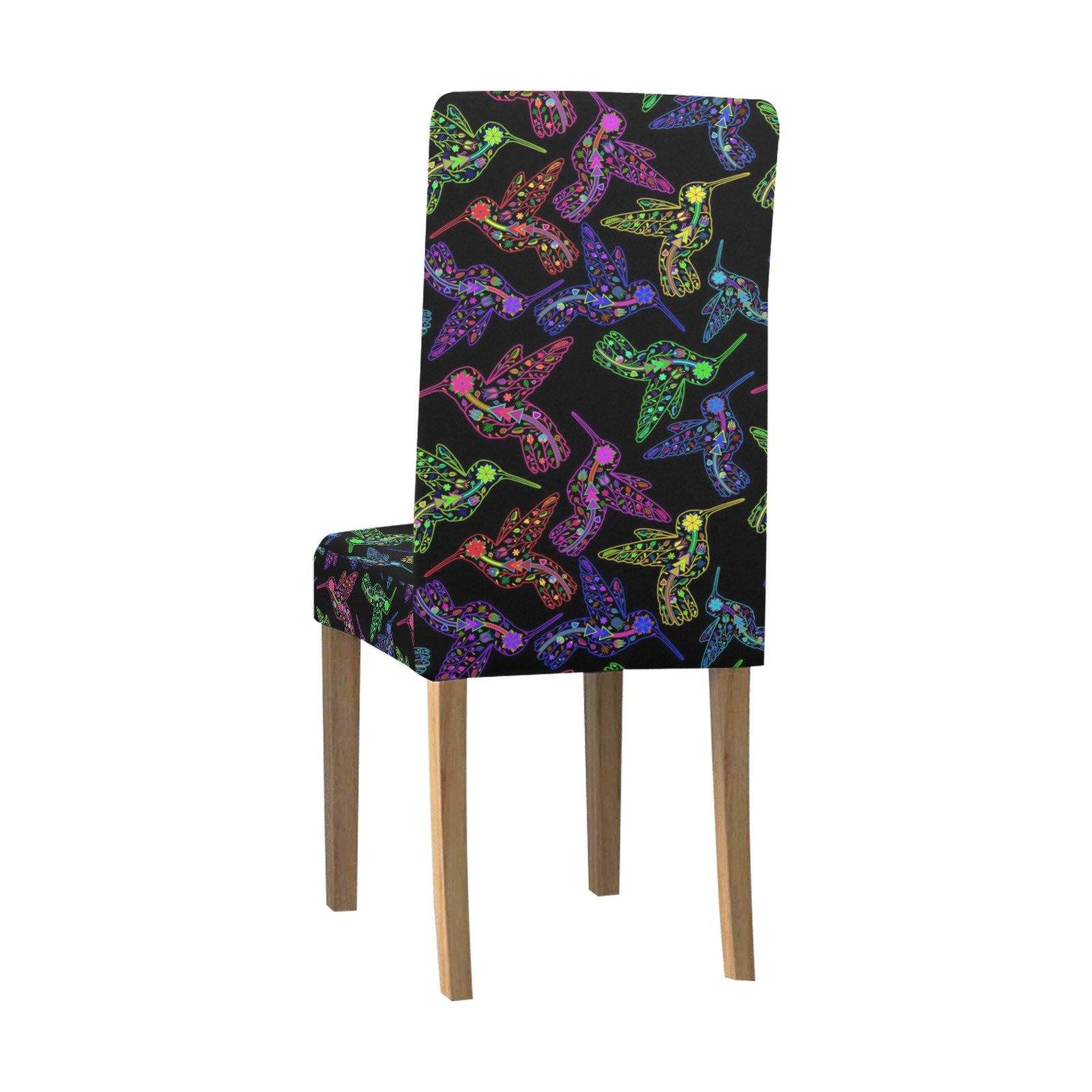 Floral Hummingbird Chair Cover (Pack of 4) Chair Cover (Pack of 4) e-joyer 