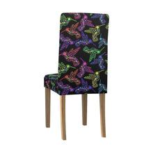 Load image into Gallery viewer, Floral Hummingbird Chair Cover (Pack of 4) Chair Cover (Pack of 4) e-joyer 
