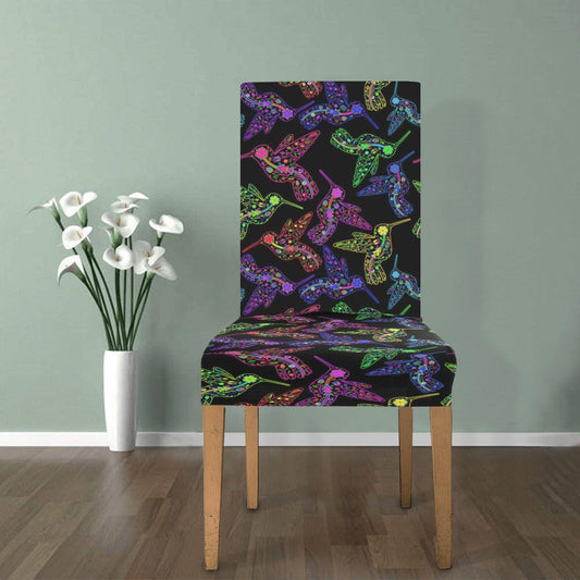 Floral Hummingbird Chair Cover (Pack of 4) Chair Cover (Pack of 4) e-joyer 