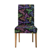 Load image into Gallery viewer, Floral Hummingbird Chair Cover (Pack of 6) Chair Cover (Pack of 6) e-joyer 
