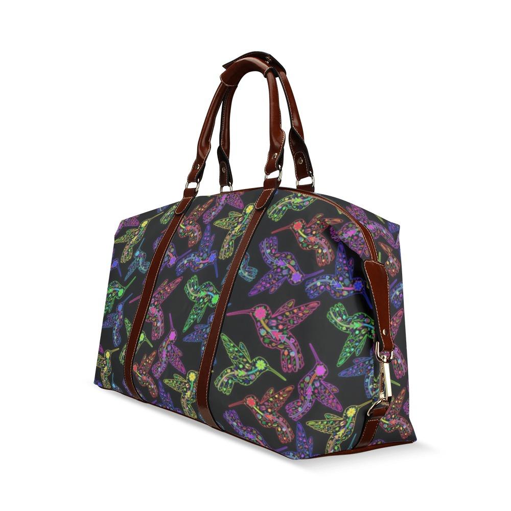 Floral Hummingbird Classic Travel Bag (Model 1643) Remake Classic Travel Bags (1643) e-joyer 