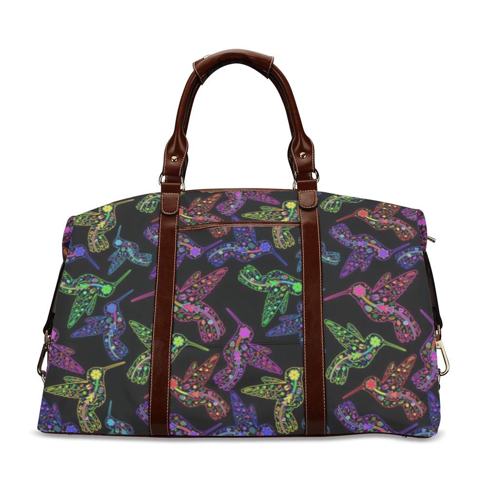 Floral Hummingbird Classic Travel Bag (Model 1643) Remake Classic Travel Bags (1643) e-joyer 