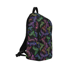 Load image into Gallery viewer, Floral Hummingbird Fabric Backpack for Adult (Model 1659) Casual Backpack for Adult (1659) e-joyer 
