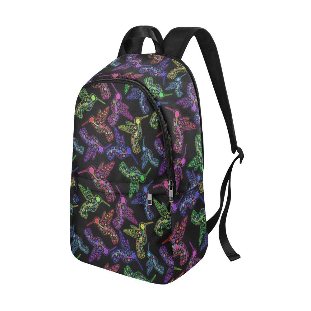 Floral Hummingbird Fabric Backpack for Adult (Model 1659) Casual Backpack for Adult (1659) e-joyer 