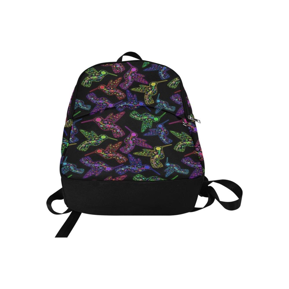 Floral Hummingbird Fabric Backpack for Adult (Model 1659) Casual Backpack for Adult (1659) e-joyer 