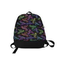 Load image into Gallery viewer, Floral Hummingbird Fabric Backpack for Adult (Model 1659) Casual Backpack for Adult (1659) e-joyer 
